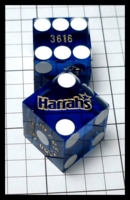 Dice : Dice - Casino Dice - Harrahs Blue - Gamblers Supply Store Jan 2015